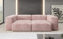Designer 2 Sitzer Sofa Snug in Cord