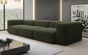 Ontwerper 3-zits bank Snug in Bouclé