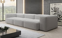 Ontwerper 3-zits bank Snug in Bouclé