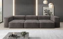 Designer 3 Sitzer Sofa Snug in Samt