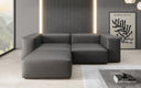 Designer Ecksofa Snug Mini in Echtleder