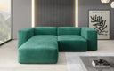 Designer Ecksofa Snug Mini in Samt