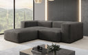 Designer Ecksofa Snug Mini in Samt
