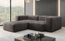 Designer Ecksofa Snug Mini in Samt