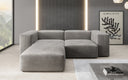 Designer Ecksofa Snug Mini in Samt