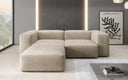 Designer Ecksofa Snug Mini in Samt