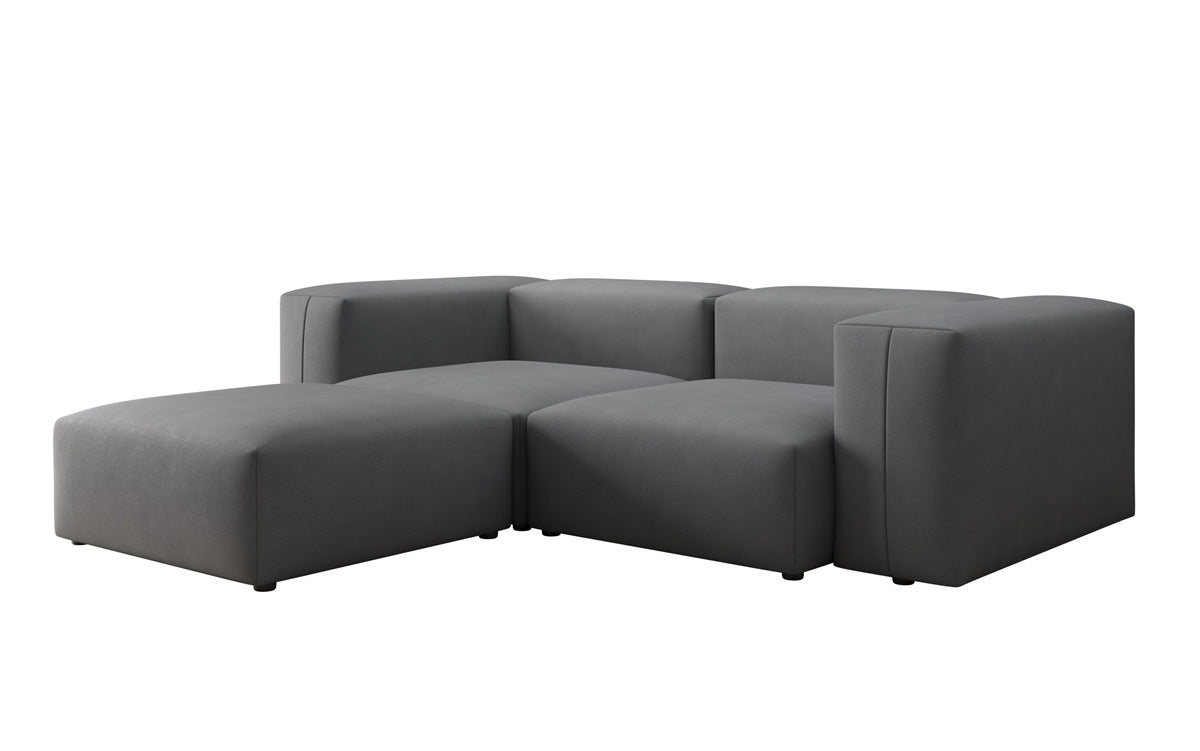 Designer-hoekbank Snug Mini in Stof