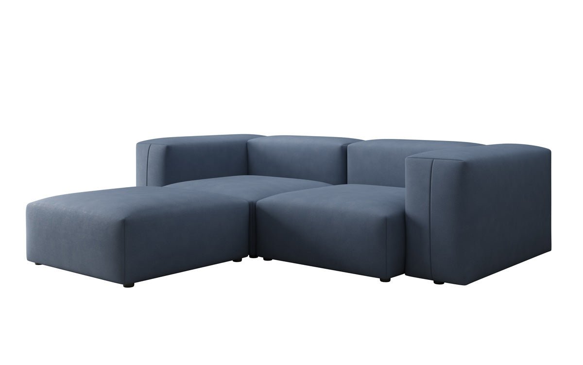 Designer-hoekbank Snug Mini in Stof