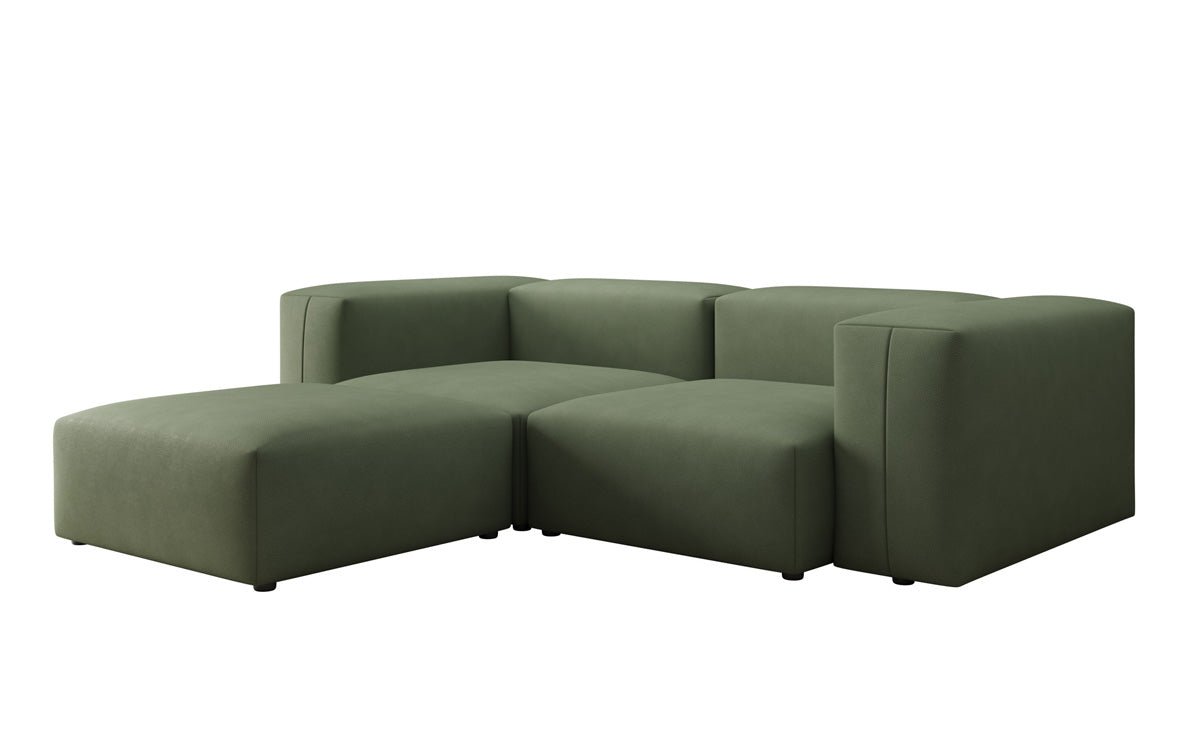 Designer-hoekbank Snug Mini in Stof