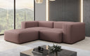 Designer-hoekbank Snug Mini in Stof