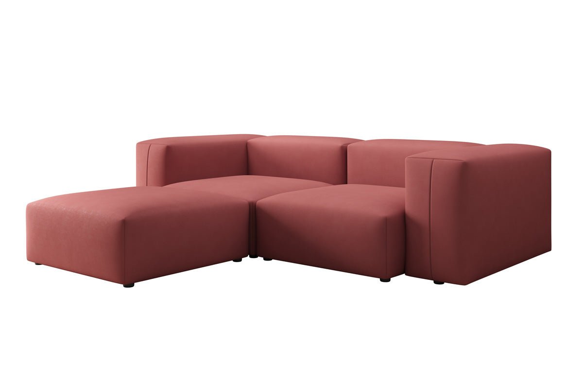 Designer-hoekbank Snug Mini in Stof