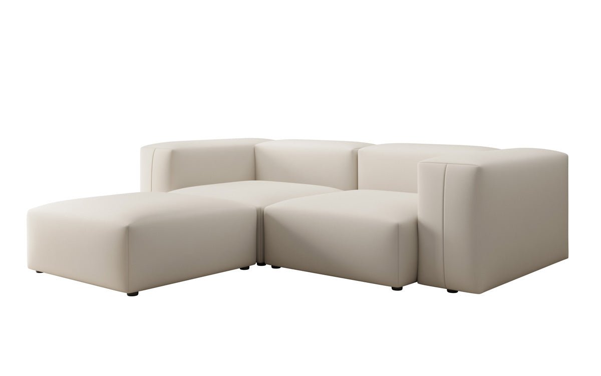 Designer-hoekbank Snug Mini in Stof