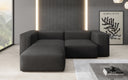 Designer-hoekbank Snug Mini in Stof
