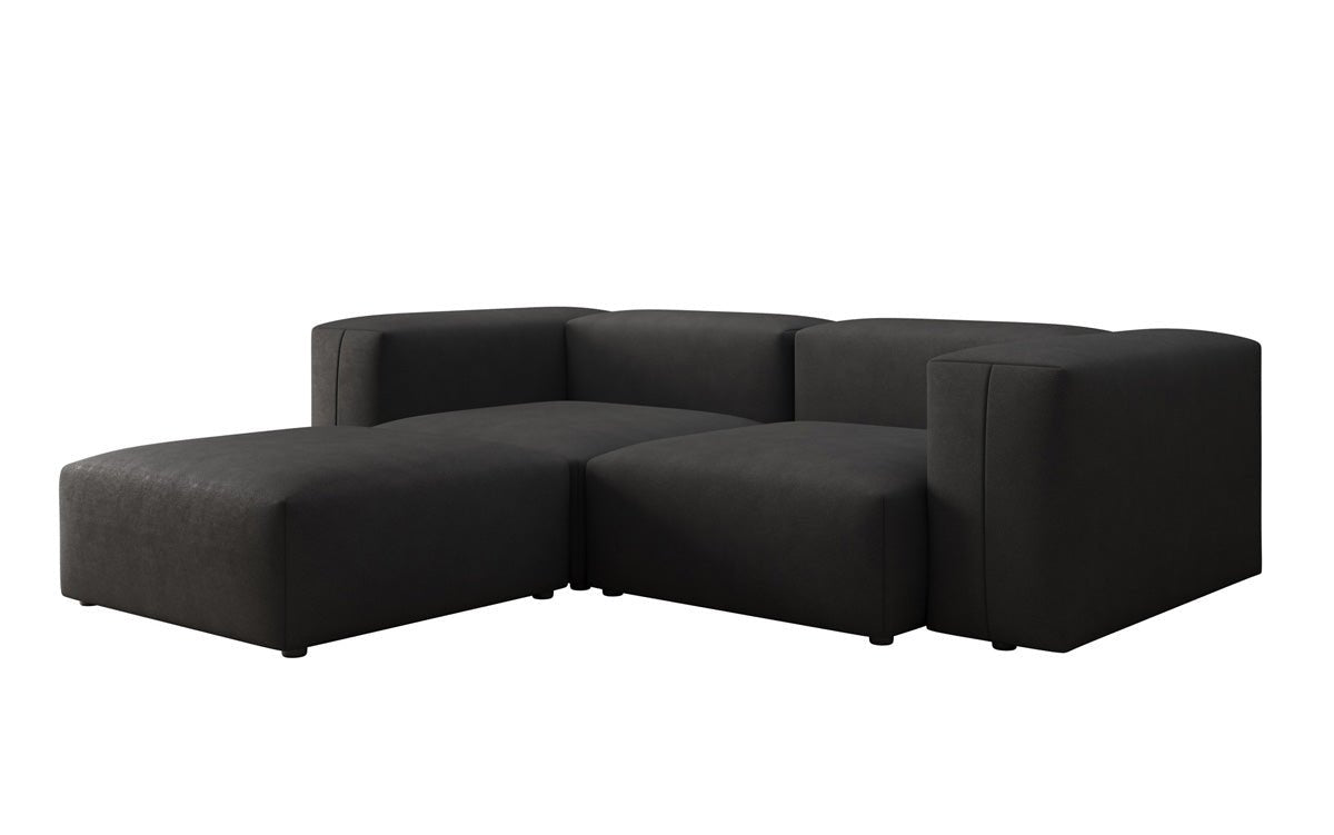 Designer-hoekbank Snug Mini in Stof