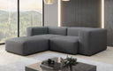 Designer-hoekbank Snug Mini in Stof