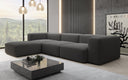 Designer Ecksofa Snug in Bouclé
