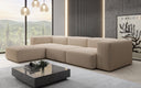 Designer Ecksofa Snug in Bouclé