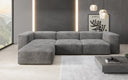 Designer hoekbank Snug in Ribstof