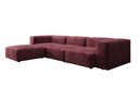 Designer hoekbank Snug in Fluweel