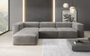 Designer hoekbank Snug in Fluweel