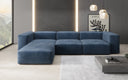 Designer hoekbank Snug in Fluweel