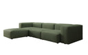 Designer Ecksofa Snug in Stoff