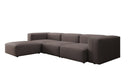 Designer Ecksofa Snug in Stoff