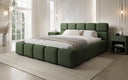 Designer gestoffeerd bed Matilda Stof met opbergruimte