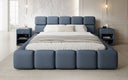 Designer gestoffeerd bed Matilda Stof met opbergruimte