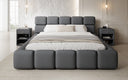 Designer gestoffeerd bed Matilda Stof met opbergruimte
