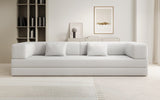 Designer Sofa Lazy 3 Sitzer XXL in Bouclé
