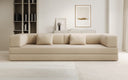 Designer Sofa Lazy 3 Sitzer XXL in Bouclé