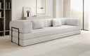 Designer Sofa Lazy 3 Sitzer XXL in Bouclé