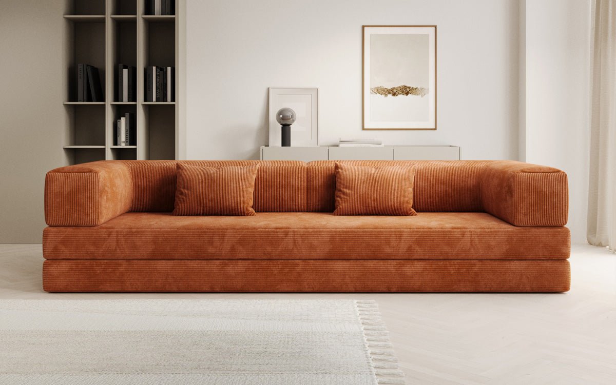 Designer Sofa Lazy 3-zits XXL in Corduroy