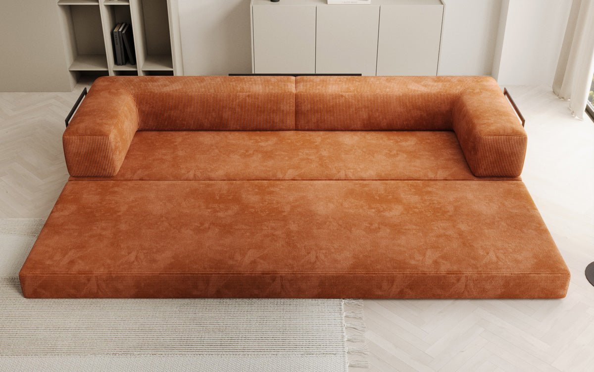 Designer Sofa Lazy 3-zits XXL in Corduroy