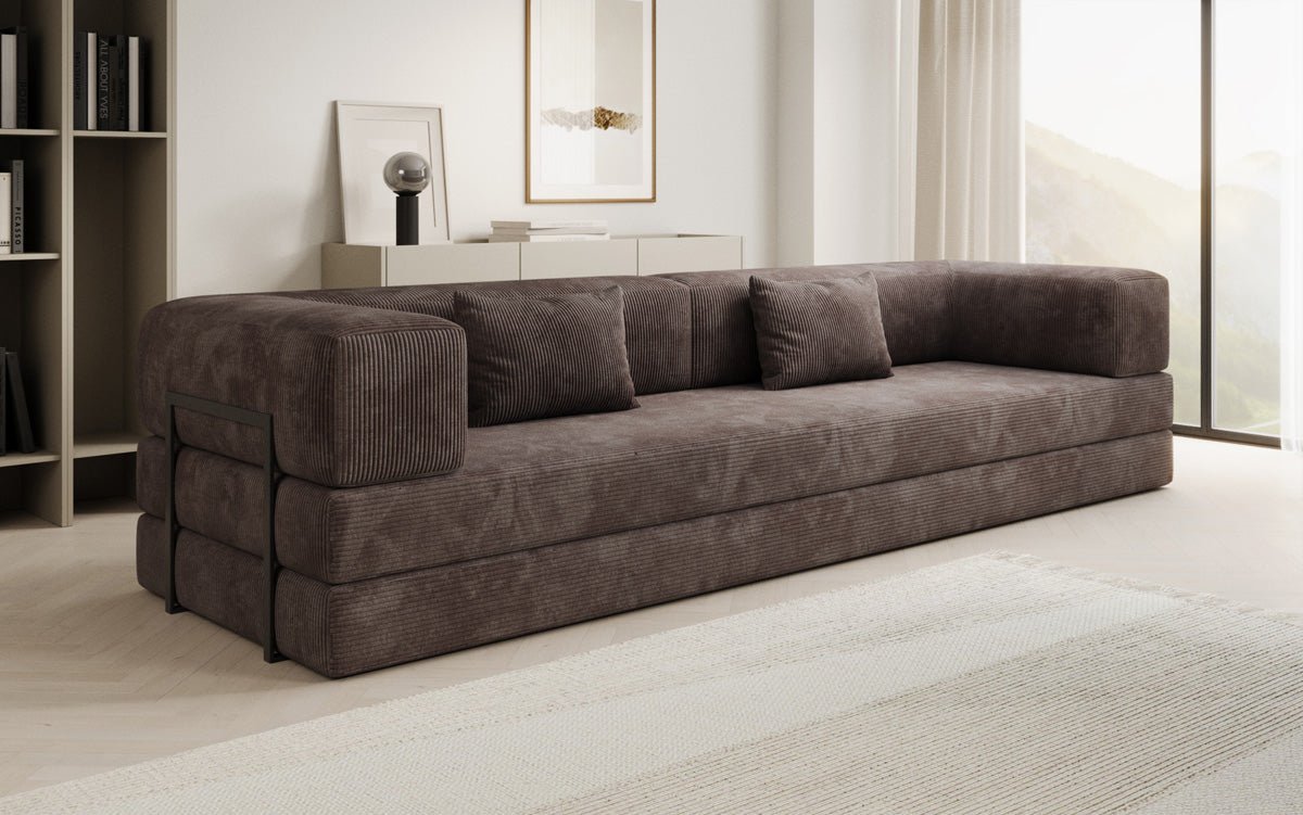 Designer Sofa Lazy 3-zits XXL in Corduroy