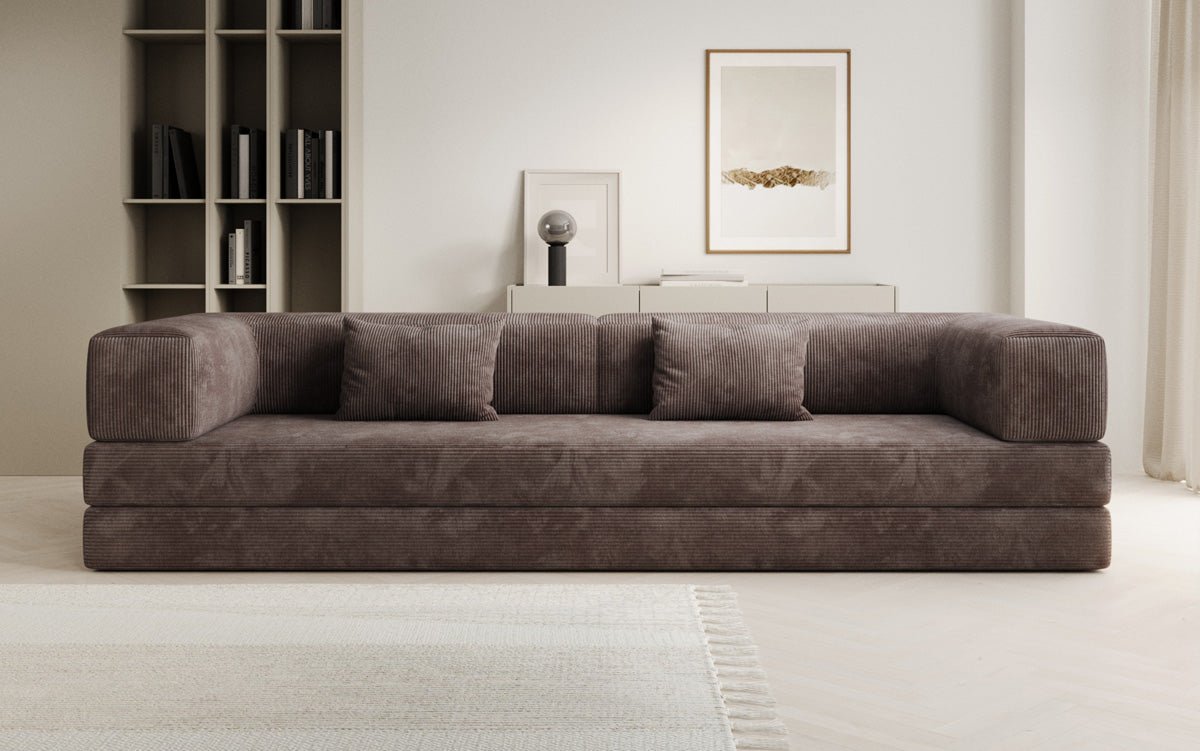 Designer Sofa Lazy 3-zits XXL in Corduroy