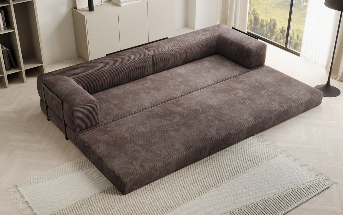 Designer Sofa Lazy 3-zits XXL in Corduroy
