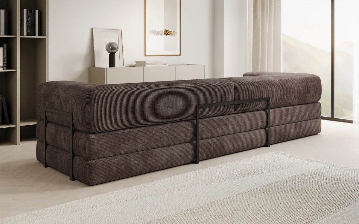 Designer Sofa Lazy 3-zits XXL in Corduroy