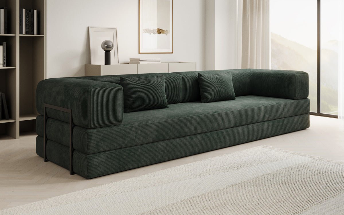 Designer Sofa Lazy 3-zits XXL in Corduroy