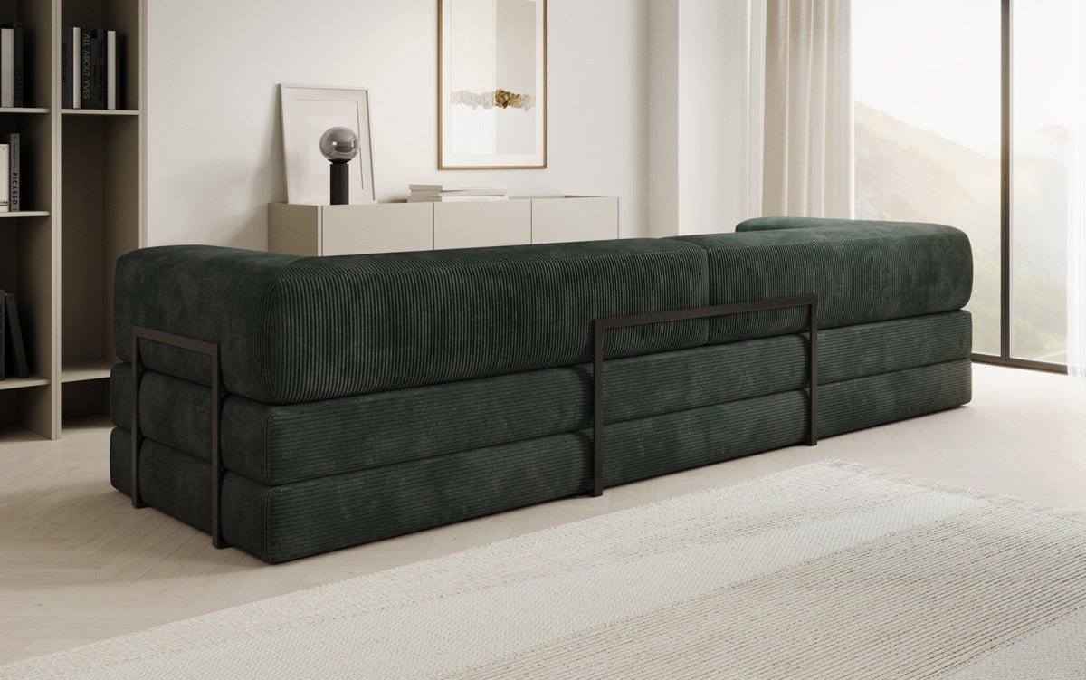 Designer Sofa Lazy 3-zits XXL in Corduroy