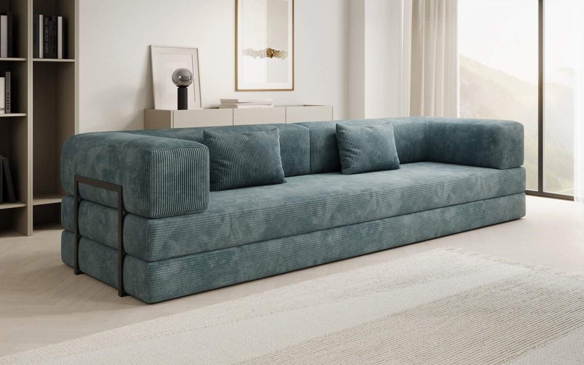Designer Sofa Lazy 3-zits XXL in Corduroy