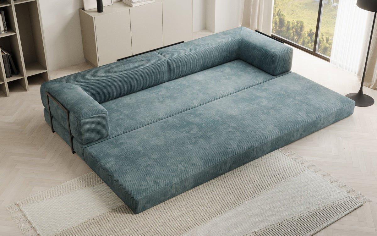 Designer Sofa Lazy 3-zits XXL in Corduroy