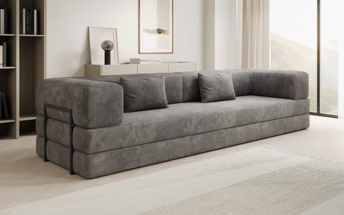 Designer Sofa Lazy 3-zits XXL in Corduroy