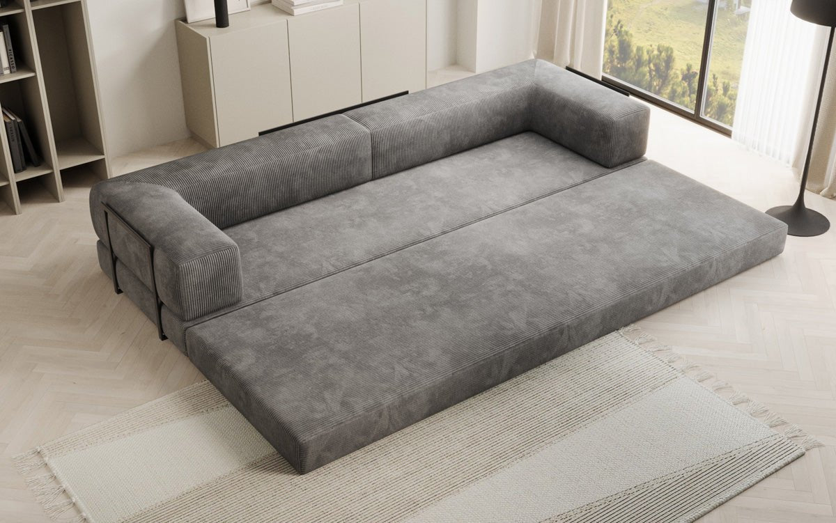 Designer Sofa Lazy 3-zits XXL in Corduroy