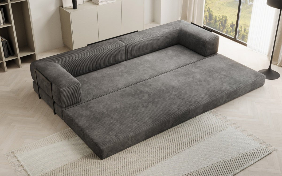 Designer Sofa Lazy 3-zits XXL in Corduroy