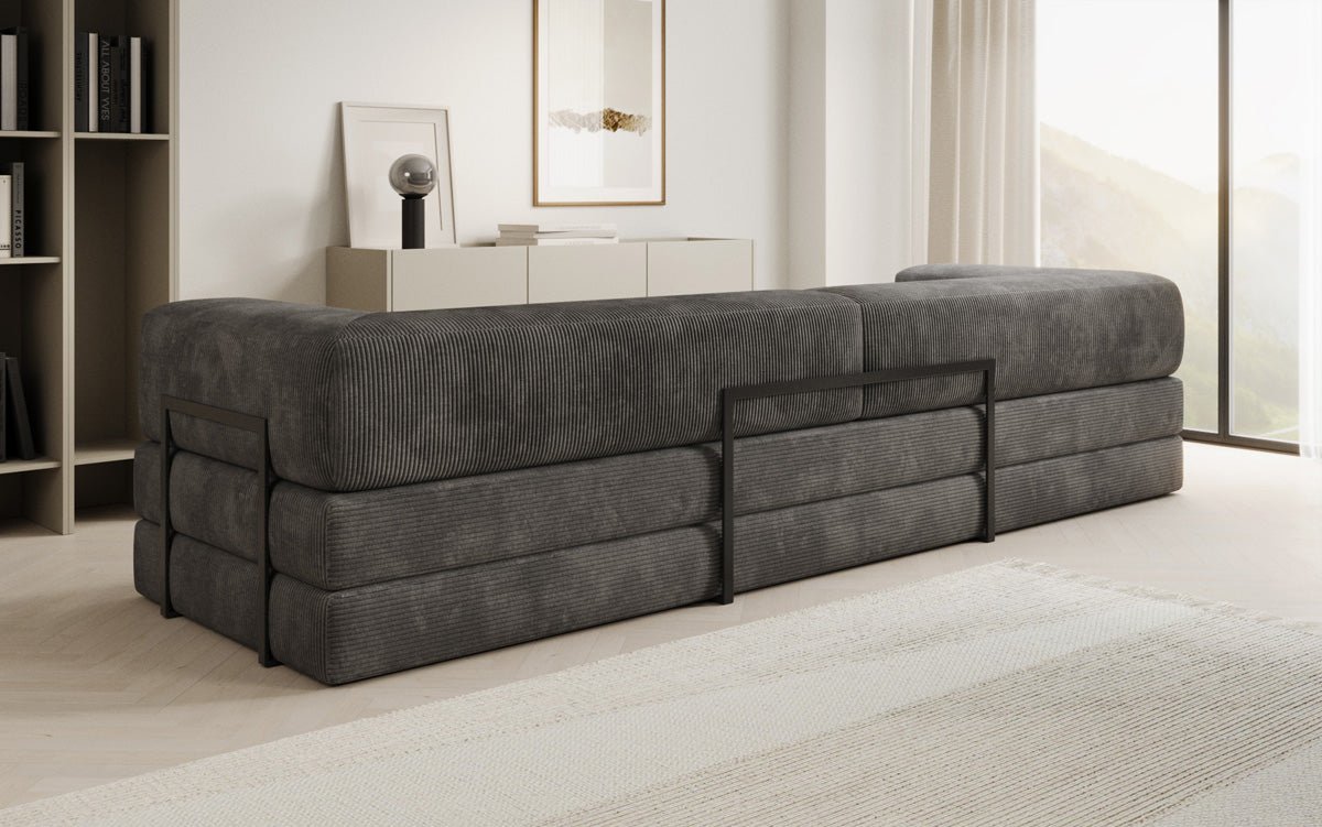 Designer Sofa Lazy 3-zits XXL in Corduroy