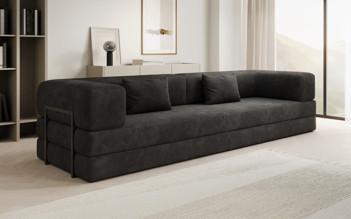 Designer Sofa Lazy 3-zits XXL in Corduroy