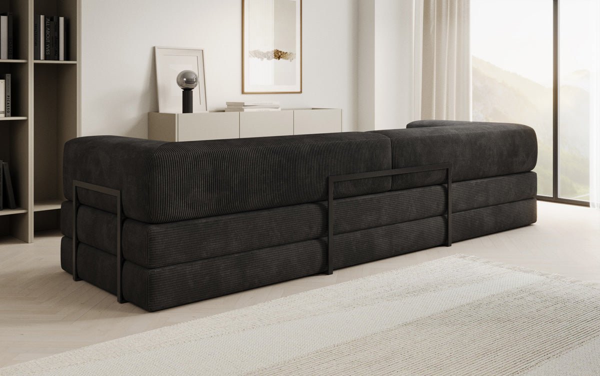 Designer Sofa Lazy 3-zits XXL in Corduroy