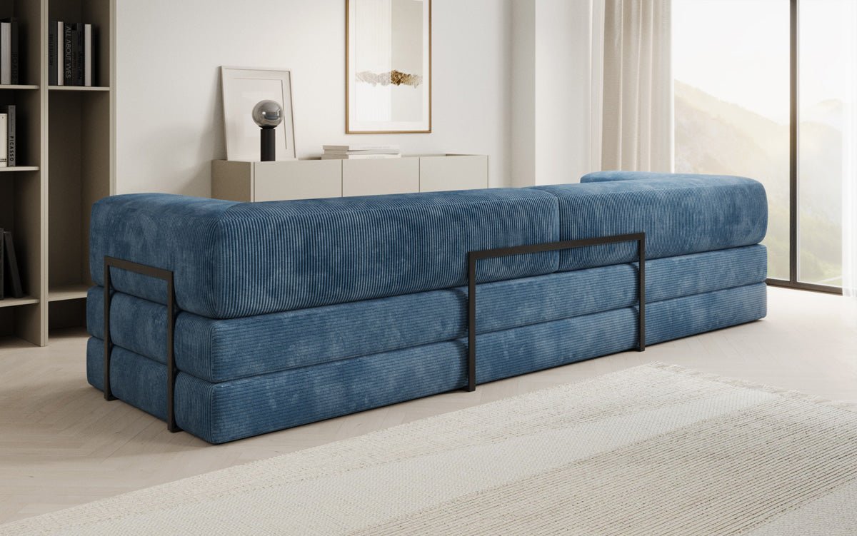 Designer Sofa Lazy 3-zits XXL in Corduroy